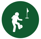 Foot Golf Course Icon