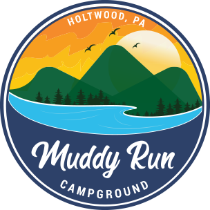 Muddy Run White Logo